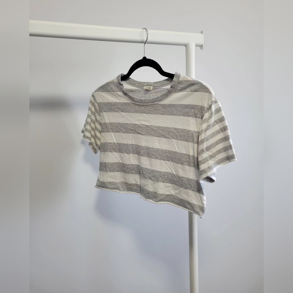 Garage striped boxy tee